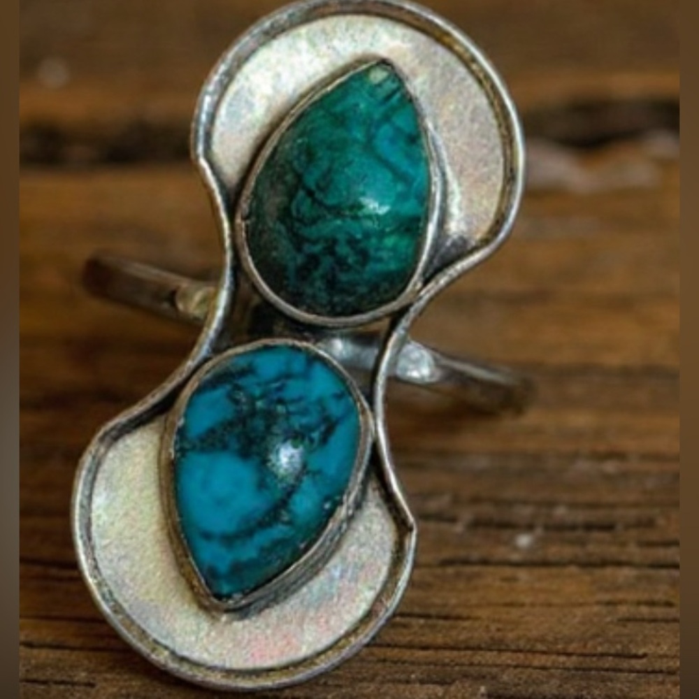 Sterling Silver and Turquoise Ring